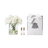 Cote Noire Herringbone Rose Buds (Ivory White) - Beauty Affairs1