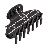 Janeke &amp; Swarovski 中号发夹 - 黑色的