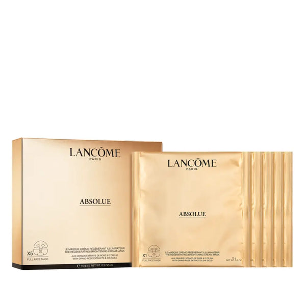 LANCOME ABSOLUE シートマスク 5枚セット Lancome Absolue Golden Cream Mask 15g x5 – Beauty Affairs SG