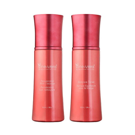 Vine Vera Resveratrol Merlot 2 Step Cleansing Kit 60ml Vine Vera